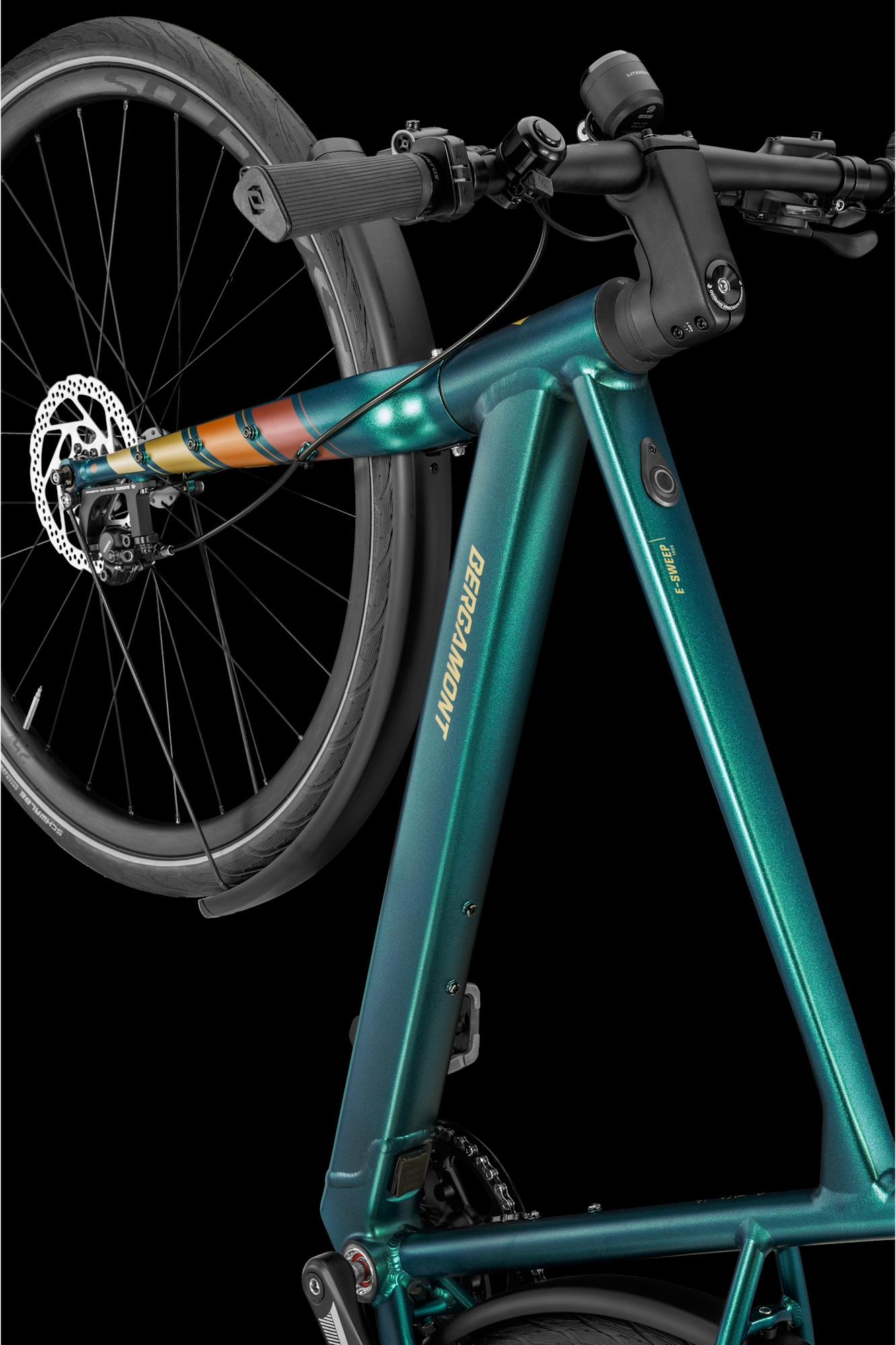 Bergamont E-Sweep Tour Matt Dark Green – Bild 3