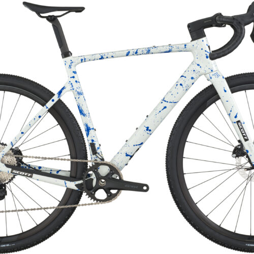 Scott Addict Gravel 30 White/splatter blue