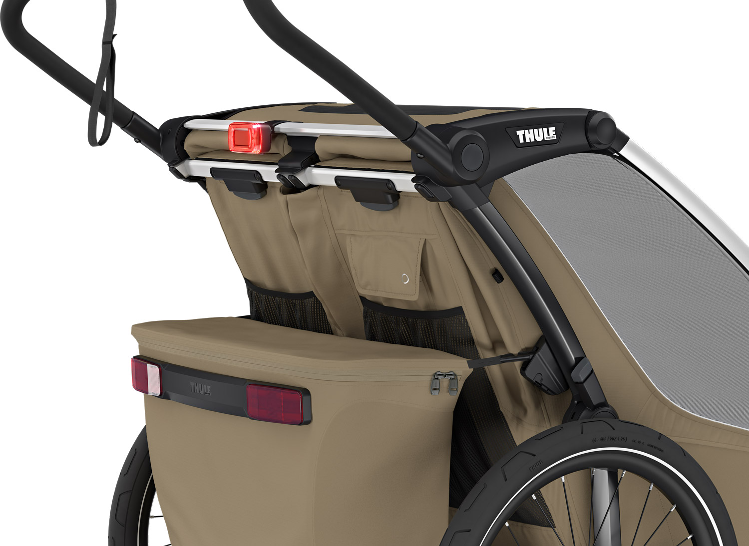 Thule Chariot Cross 2 Double faded khaki – Bild 9
