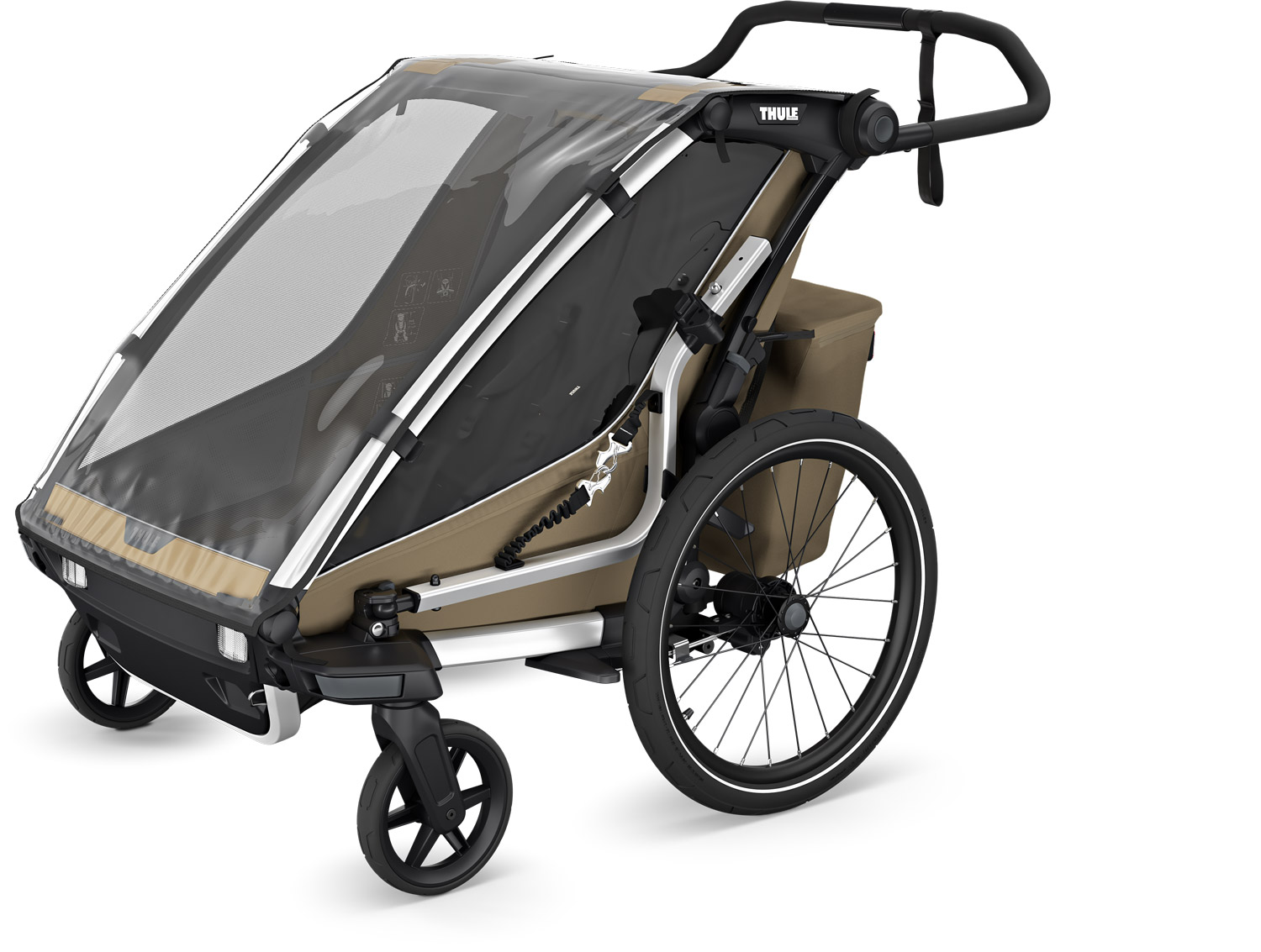 Thule Chariot Cross 2 Double faded khaki – Bild 13