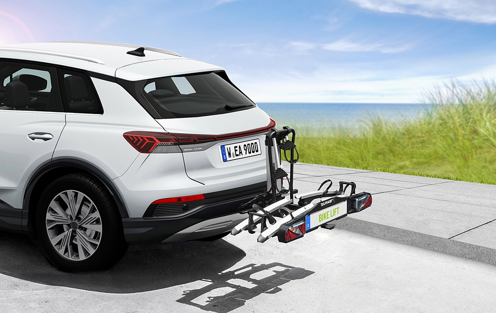 Eufab Bike Lift - elektrisch absenkbarer Fahrradträger – Bild 9
