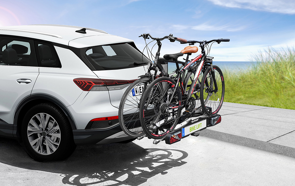 Eufab Bike Lift - elektrisch absenkbarer Fahrradträger – Bild 8