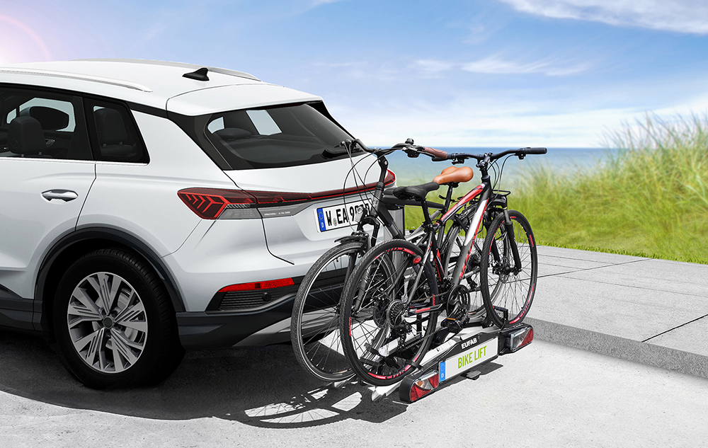 Eufab Bike Lift - elektrisch absenkbarer Fahrradträger – Bild 7
